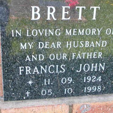 BRETT Francis John 1924-1998