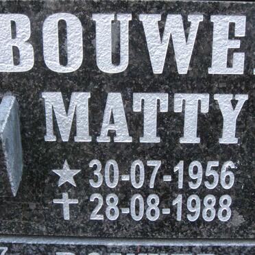 BOUWER Matty 1956-1988