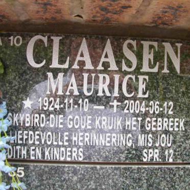 CLAASEN Maurice 1924-2004