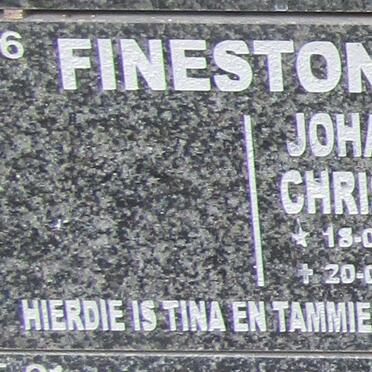 FINESTONE Johanna Christina 1947-2013