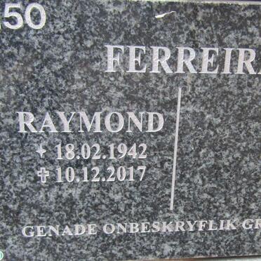 FERREIRA Raymond 1942-2017