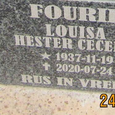 FOURIE Louisa Hester Cecelia 1937-2020