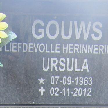 GOUWS Ursula 1963-2012