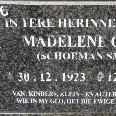 GREEFF Magdelene 1923-2018