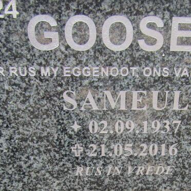GOOSEN Samuel 1937-2016