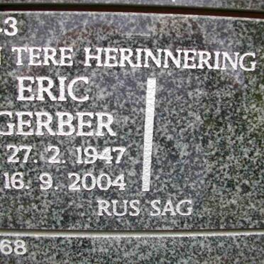 GERBER Eric 1947-2004