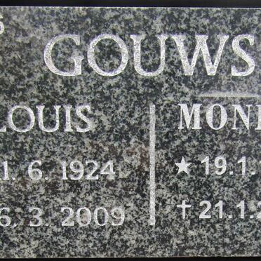 GOUWS Louis 1924-2009 &amp; Monica 1928-2015