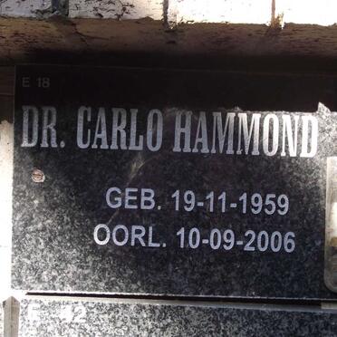 HAMMOND Carlo 1959-2006