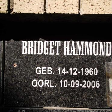 HAMMOND Bridget 1960-2006