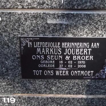 JOUBERT Markus 1970-2008