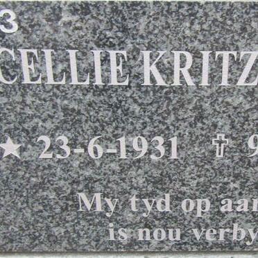 KRITZINGER Cellie 1931-2017