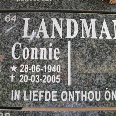LANDMAN Connie 1940-2005