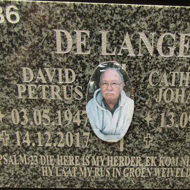 LANGE David Petrus, de 1947-2017 &amp; Catharina Johanna 1951-