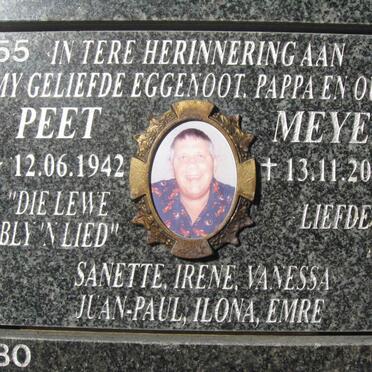 MEYER Peet 1942-2005
