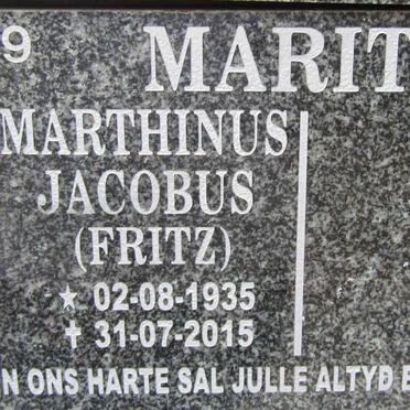 MARITZ Marthinus Jacobus 1935-2015