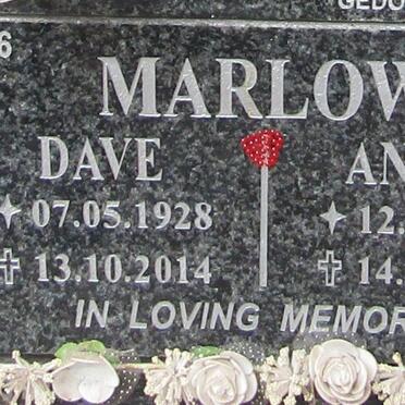 MARLOW Dave 1928-2014 &amp; Anna 1926-2018