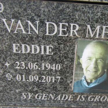 MERWE Eddie, van der 1940-2017