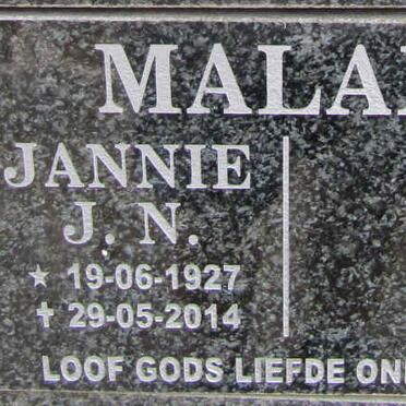 MALAN J.N. 1927-2014
