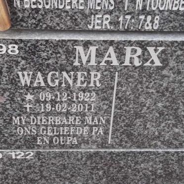 MARX Wagner 1922-2011