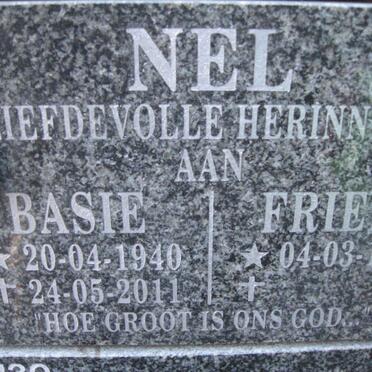 NEL Basie 1940-2011 &amp; Frieda 1938-