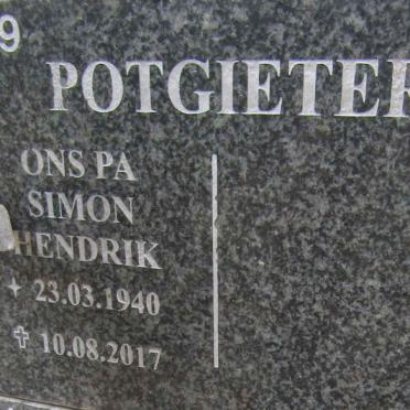POTGIETER Simon Hendrik 1940-2017