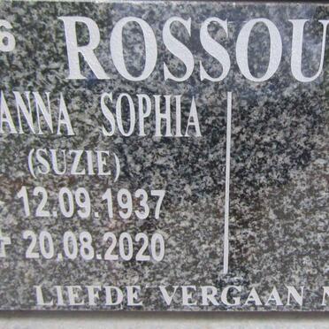 ROSSOUW Susanna Sophia 1937-2020