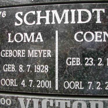 SCHMIDT Coen 1922-2004 &amp; Loma MEYER 1928-2001