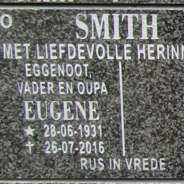 SMITH Eugene 1931-2016