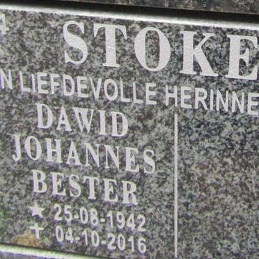 STOKES Dawid Johannes Bester 1942-2016