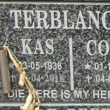 TERBLANCHE Kas 1938-2018 &amp; Cora 193?-201?