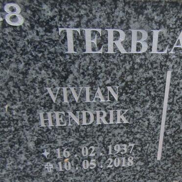 TERBLANCHE Vivian Hendrik 1937-2018