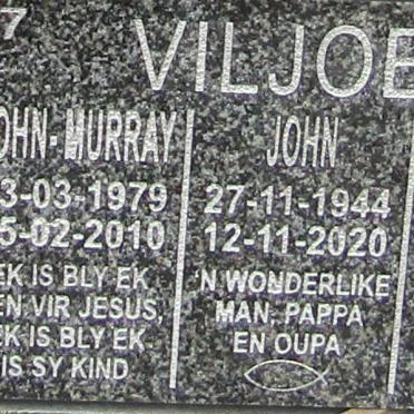 VILJOEN John 1944-2020 :: VILJOEN Anneke 1952- :: VILJOEN John Murray 1979-2010