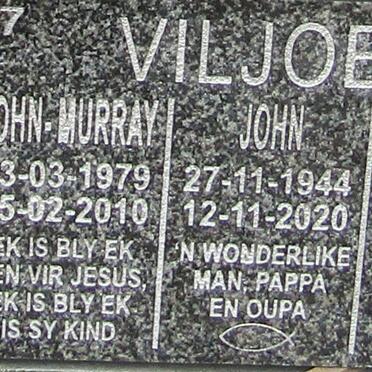 VILJOEN John 1944-2020 :: VILJOEN Anneke 1952- :: VILJOEN John Murray 1979-2010