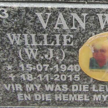 WYK W.J., van 1940-2015