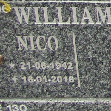 WILLIAMSON Nico 1942-2016