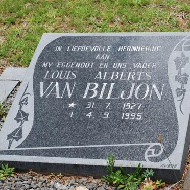 BILJON Louis Alberts, van 1927-1995