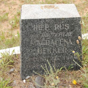 BEKKER Magdalena -19?