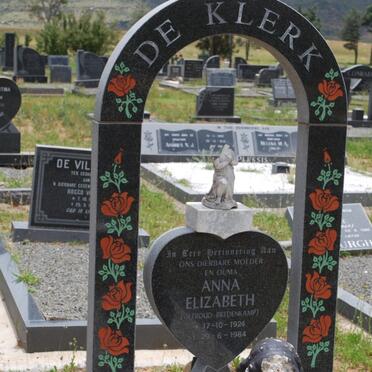 KLERK Anna Elizabeth, de 1924-1984