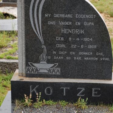 KOTZE Hendrik 1904-1969