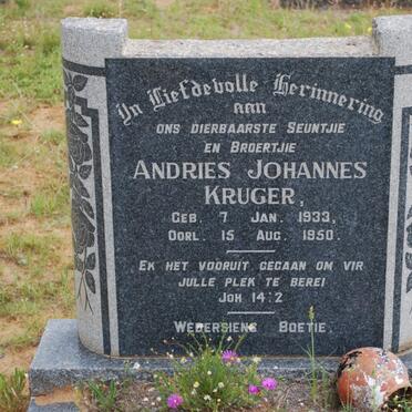 KRUGER Andries Johannes 1933-1950