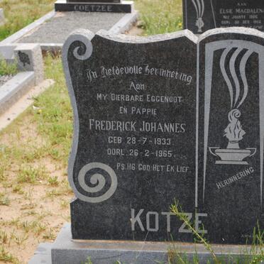 KOTZE Frederick Johannes 1933-1965
