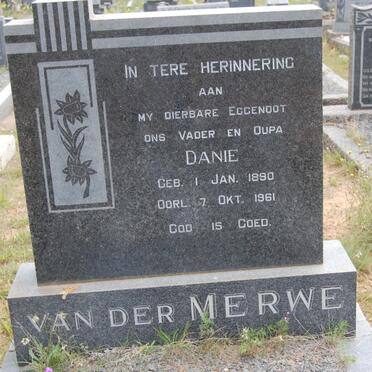 MERWE Danie, van der 1890-1961