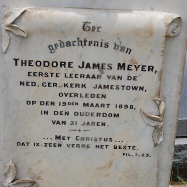 MEYER Thoedore James -1898
