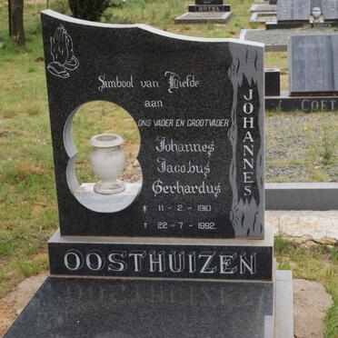 OOSTHUIZEN Johannes Jacobus Gerhardus 1910-1992