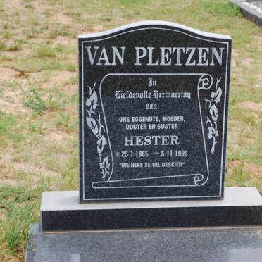 PLETZEN Hester, van 1985-1996