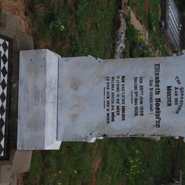 ROELOFSE Elizabeth nee STEENEKAMP 1868-1926