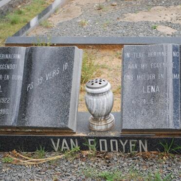 ROOYEN Paul, van 1922-1980 &amp; Lena 1926-1979