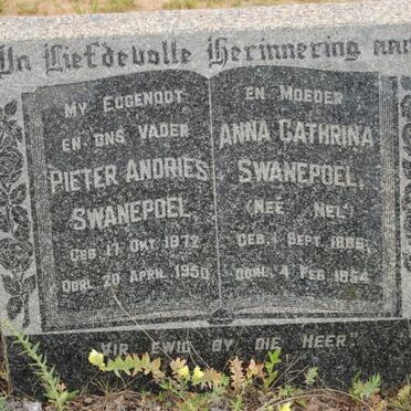 SWANEPOEL Pieter Andries 1872-1950 &amp; Anna Catharina NEL 1885-1954