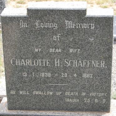SCHAFFNER Charlotte H. 1838-1882