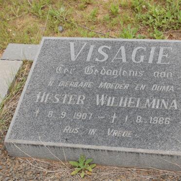 VISAGIE Hester Wilhelmina 1907-1986